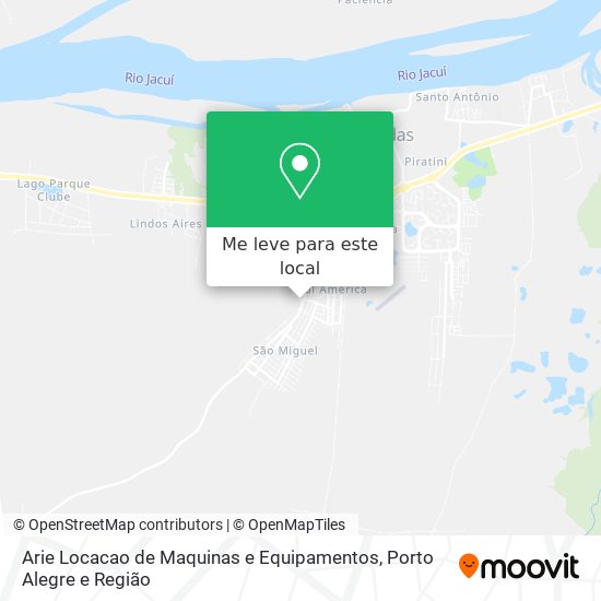 Arie Locacao de Maquinas e Equipamentos mapa