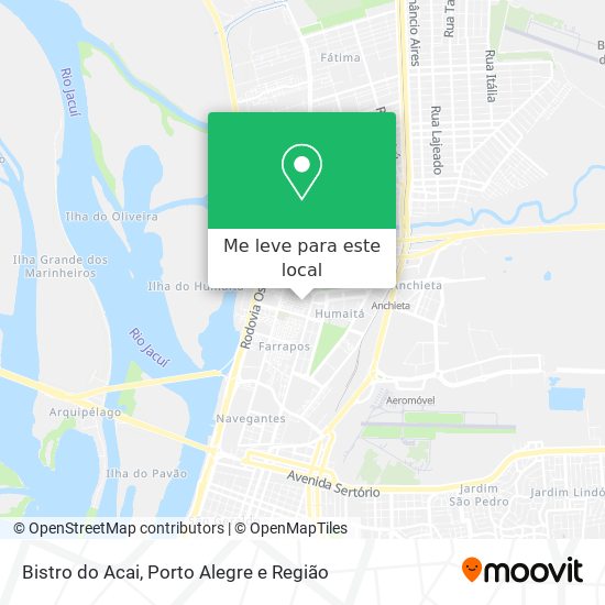 Bistro do Acai mapa
