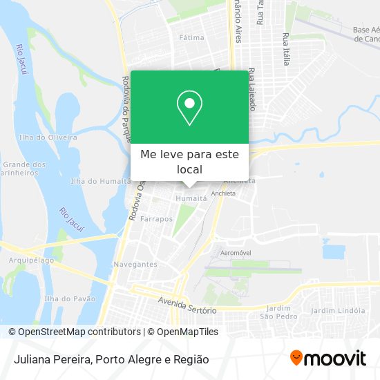 Juliana Pereira mapa