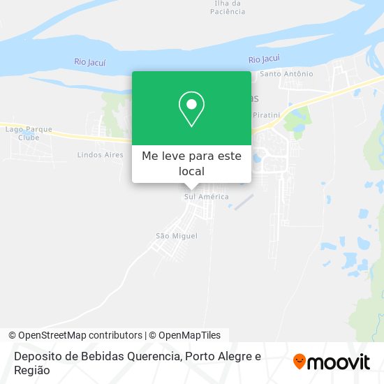 Deposito de Bebidas Querencia mapa