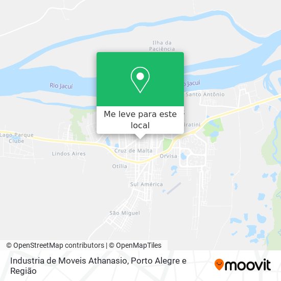 Industria de Moveis Athanasio mapa