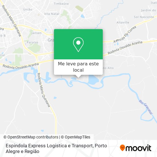 Espindola Express Logistica e Transport mapa