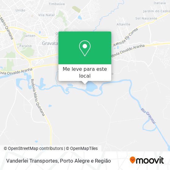 Vanderlei Transportes mapa