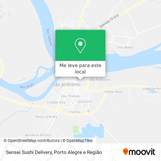 Sensei Sushi Delivery mapa