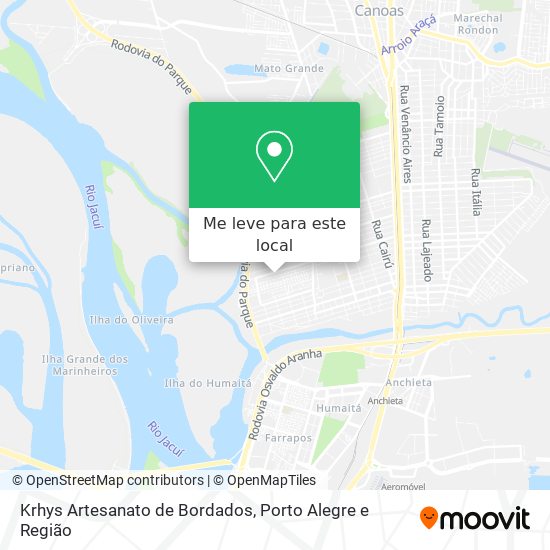 Krhys Artesanato de Bordados mapa
