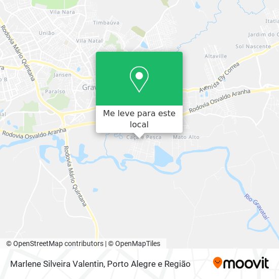 Marlene Silveira Valentin mapa