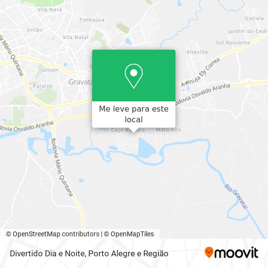 Divertido Dia e Noite mapa