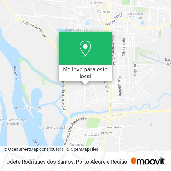 Odete Rodrigues dos Santos mapa