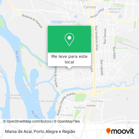 Mania de Acai mapa