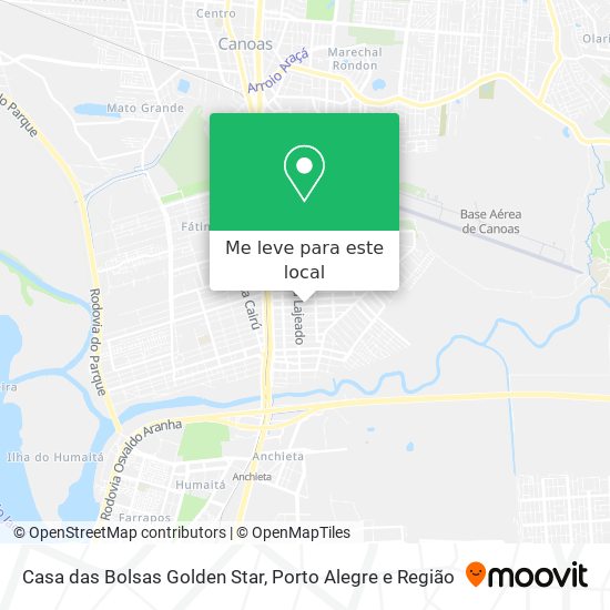 Casa das Bolsas Golden Star mapa