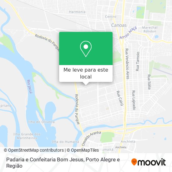 Padaria e Confeitaria Bom Jesus mapa