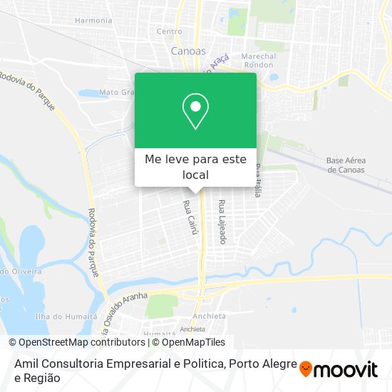 Amil Consultoria Empresarial e Politica mapa