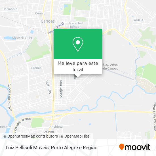 Luiz Pellisoli Moveis mapa