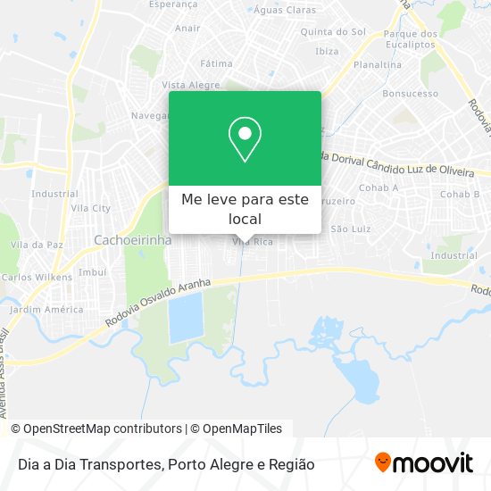 Dia a Dia Transportes mapa