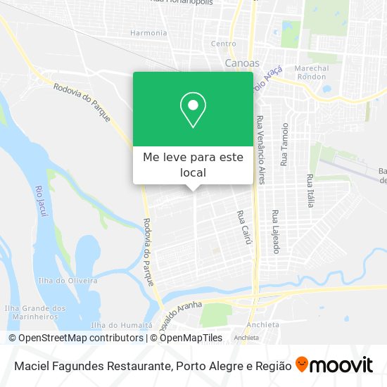 Maciel Fagundes Restaurante mapa