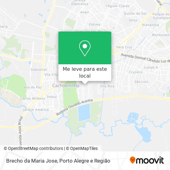 Brecho da Maria Jose mapa