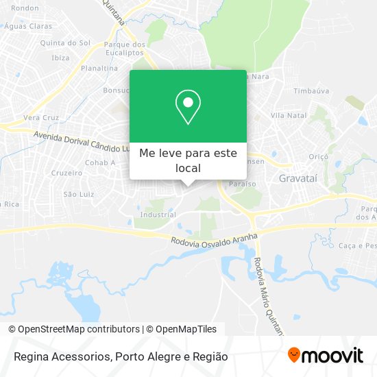 Regina Acessorios mapa