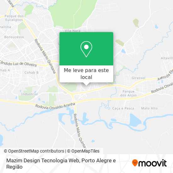 Mazim Design Tecnologia Web mapa