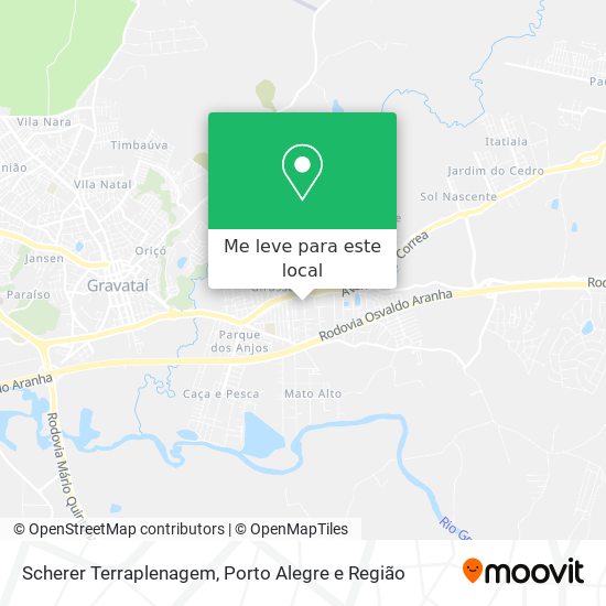 Scherer Terraplenagem mapa