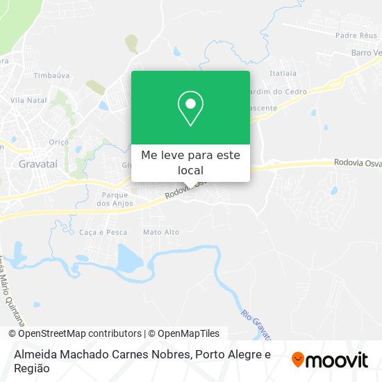 Almeida Machado Carnes Nobres mapa