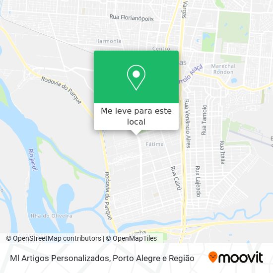 Ml Artigos Personalizados mapa