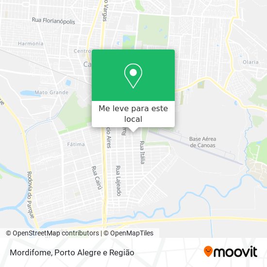 Mordifome mapa