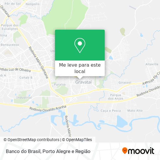 Banco do Brasil mapa