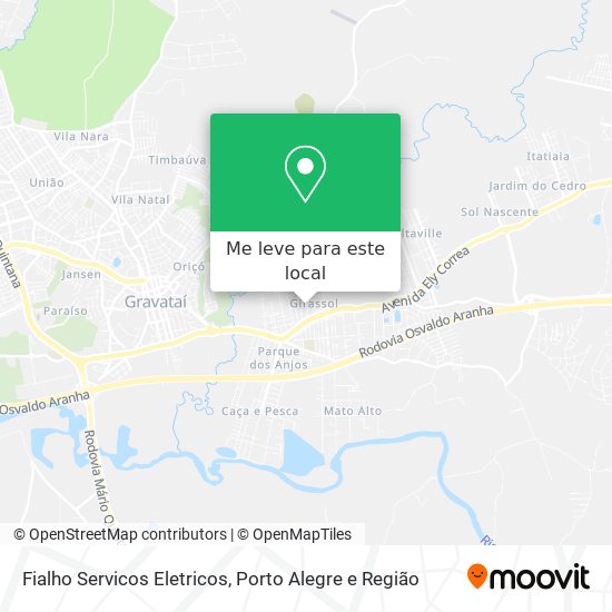 Fialho Servicos Eletricos mapa