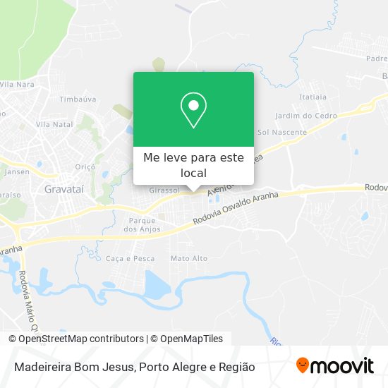 Madeireira Bom Jesus mapa