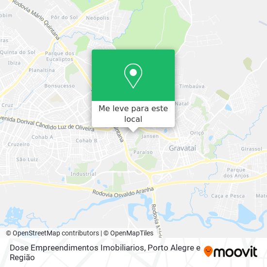 Dose Empreendimentos Imobiliarios mapa