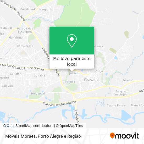 Moveis Moraes mapa