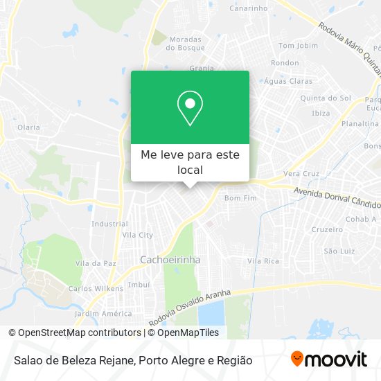 Salao de Beleza Rejane mapa