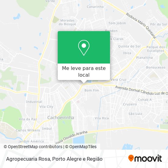 Agropecuaria Rosa mapa