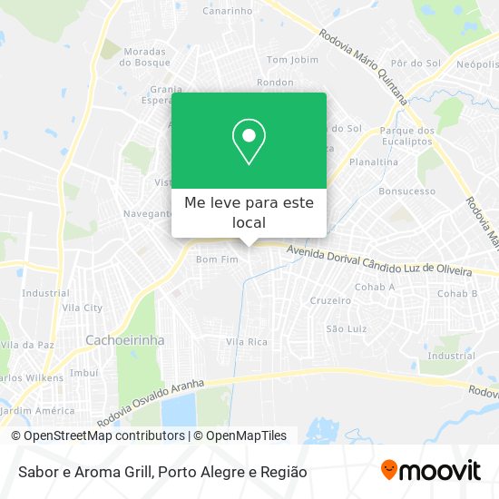 Sabor e Aroma Grill mapa