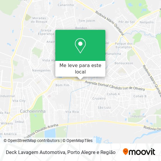 Deck Lavagem Automotiva mapa