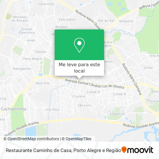 Restaurante Caminho de Casa mapa