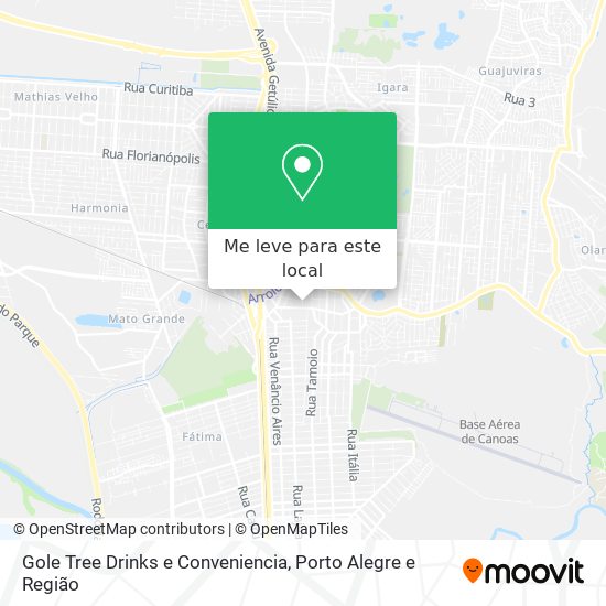 Gole Tree Drinks e Conveniencia mapa