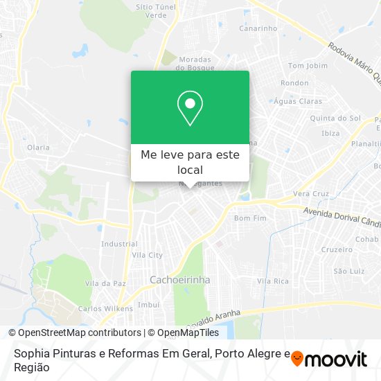 Sophia Pinturas e Reformas Em Geral mapa