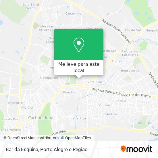 Bar da Esquina mapa