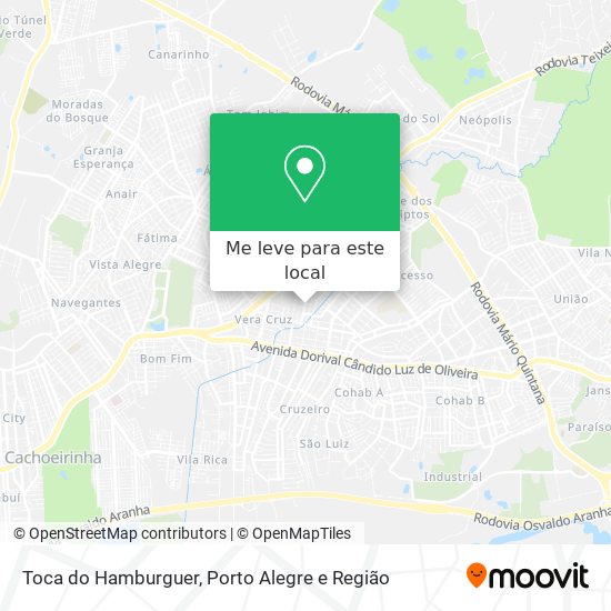 Toca do Hamburguer mapa