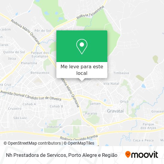 Nh Prestadora de Servicos mapa