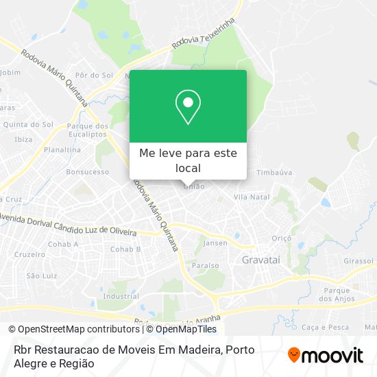 Rbr Restauracao de Moveis Em Madeira mapa