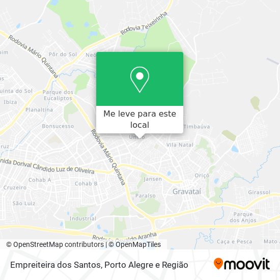 Empreiteira dos Santos mapa