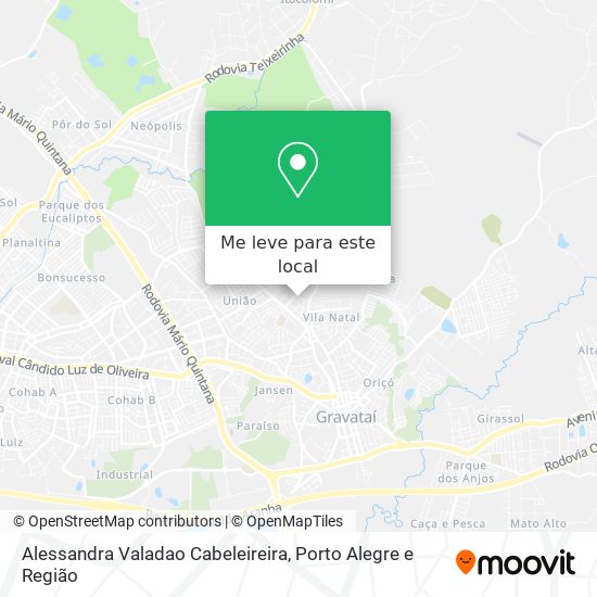 Alessandra Valadao Cabeleireira mapa
