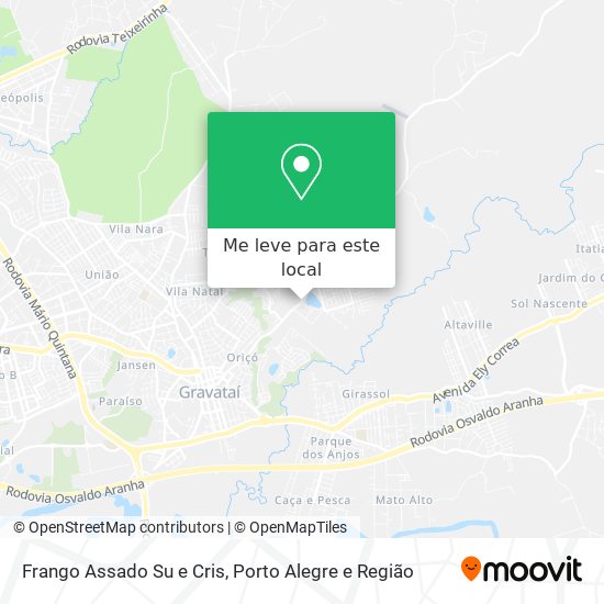 Frango Assado Su e Cris mapa