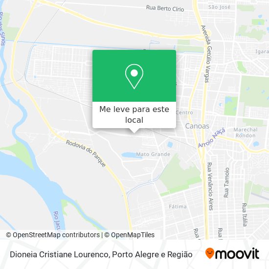 Dioneia Cristiane Lourenco mapa