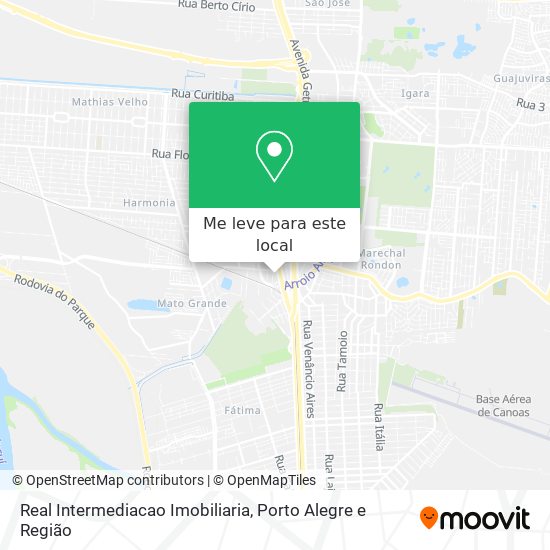 Real Intermediacao Imobiliaria mapa