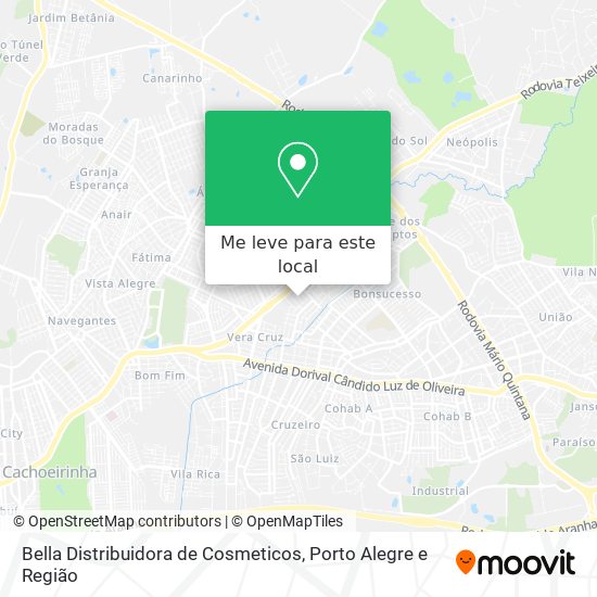 Bella Distribuidora de Cosmeticos mapa