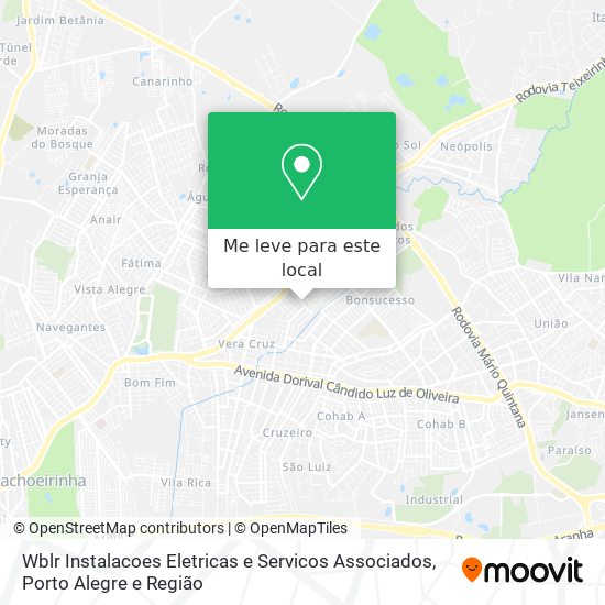 Wblr Instalacoes Eletricas e Servicos Associados mapa