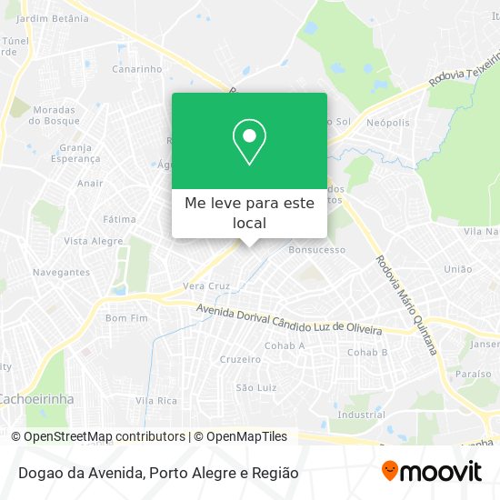 Dogao da Avenida mapa